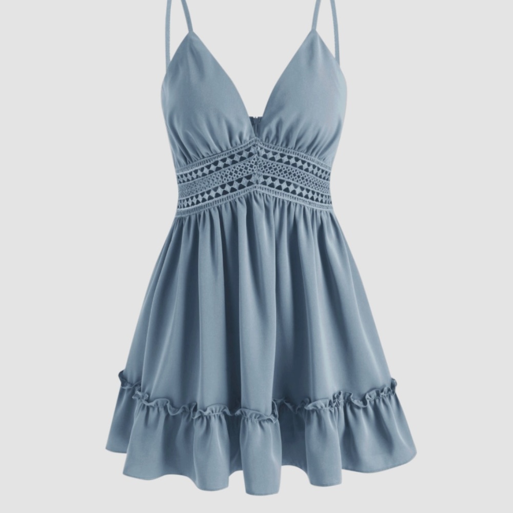 Ruffle Mini Dress (CIDER)